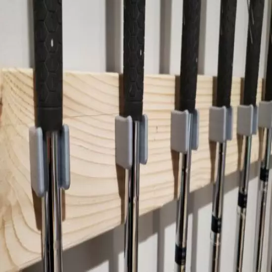  golf club wall holder 15 DIY set. golf club wall display. golf club wall mount