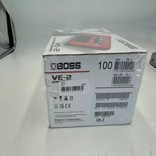 Boss VE-2 Vocal Harmonist Effects Pedal Brand New in Box Express Shipping New