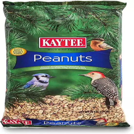 Shelled Peanuts for Wild Birds, 10 lb Bag