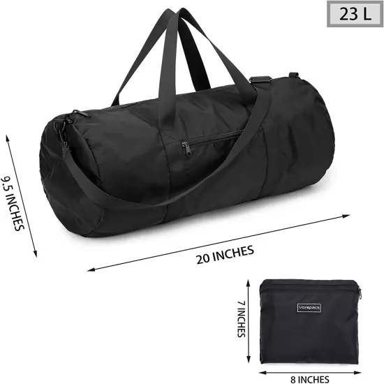 Duffel Bag 20-24-28 Inches Foldable Gym Bag for Men Women Duffle Bag Lightweight