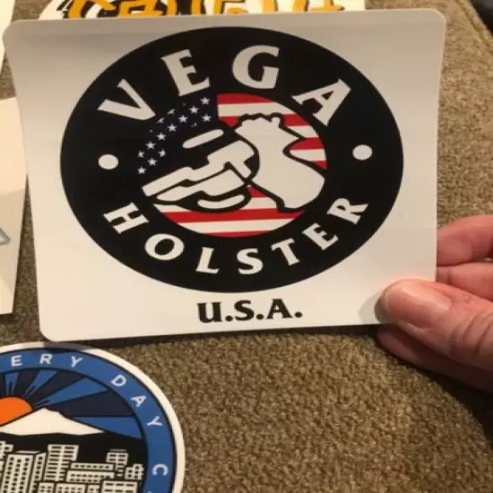 2020 Shot Show Las Vegas, NV Lot of 5 Stickers Decals Benchmade, Vega Holster