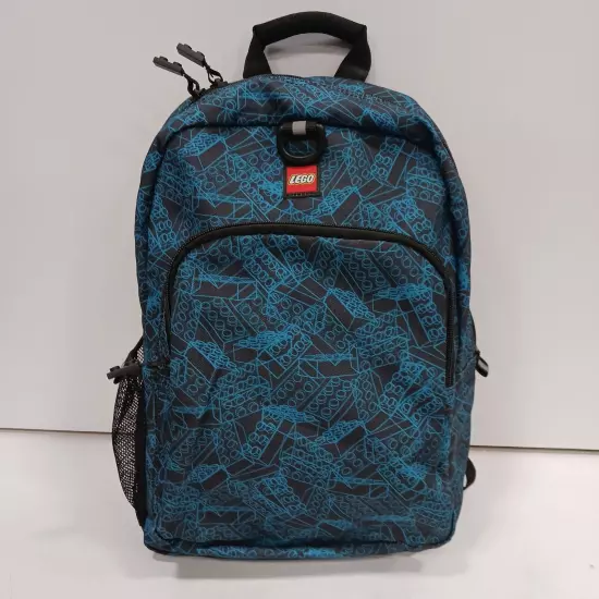 Lego Black/Blue Brick Print Heritage Classic Backpack