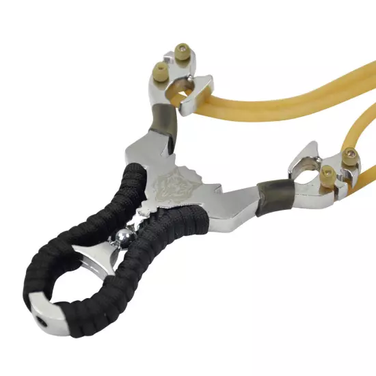 Stainless steel slingshot powerful hunting Slingshot catapult Outdoor Practice