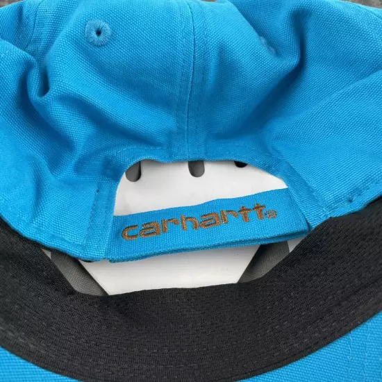 CARHARTT Odessa Force Atomic Blue Strap Back Adjustable Cap AH0289 One Size NEW