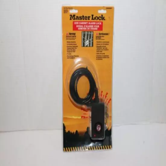 Vintage Master Lock Gun Cabinet Alarm Lock 1996 # 93KADSPT New