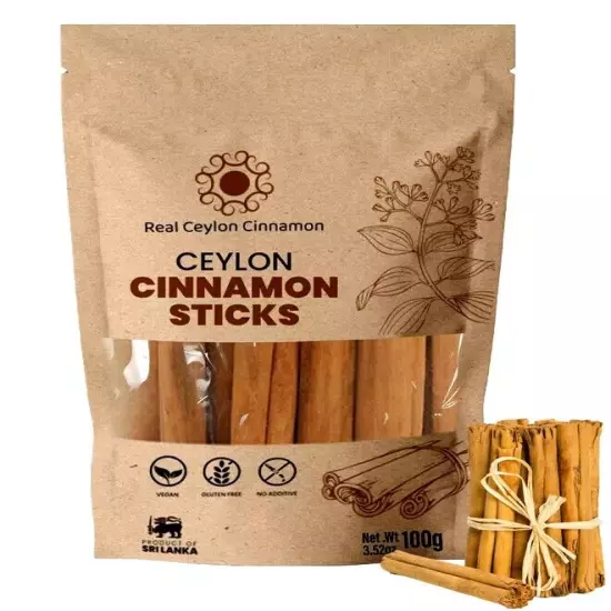 Ceylon Cinnamon Sticks -Organic High Quality 100% Natural True Sri Lankan Spices