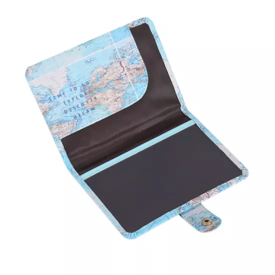 Cute Printing PU Leather Passport Holder Protection Cover ID Credit Cards Case