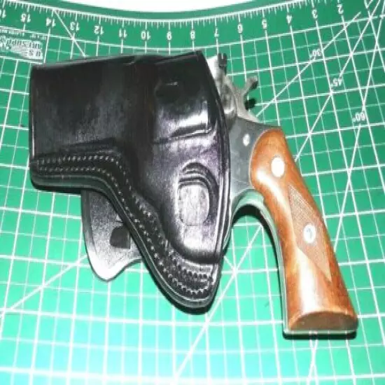 Tagua PD3-1216 LH Black Leather Open Top Paddle Holster for Ruger 4.2" GP100