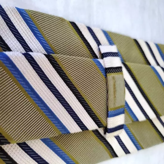 Ermenegildo Zegna 100% Silk Men's Neck Tie Dry Clean Only