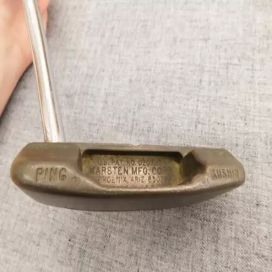 ORIGINAL 1967 PING KUSHIN SLOTTED PUTTER KARSTEN MFG. 36'' VINTAGE