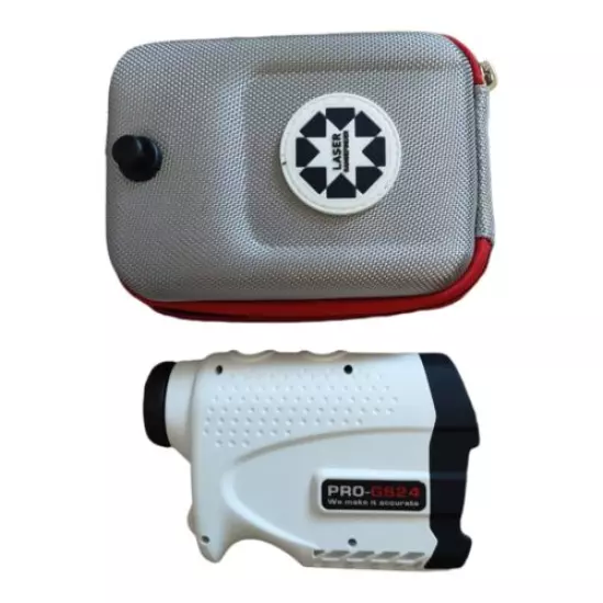 Gogogo Pro-GS24 Sport VPRO Laser Rangefinder White & Black Tournament Legal 650Y