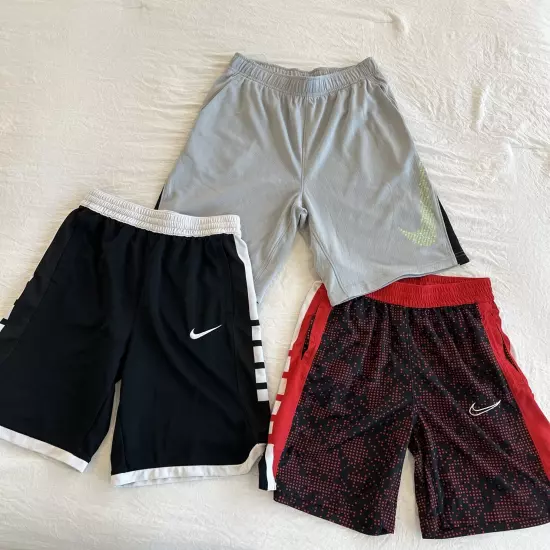 Nike Dri Fit Lot Of 3 Athletic Shorts - Size Youth XL