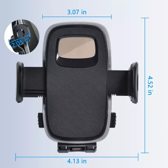 for Mazda CX5 Phone Holder with Custom Base, Car Phone Holder for 2017-2024 Mazd