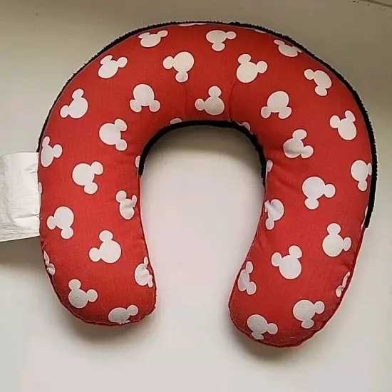 Disney Baby Mickey Mouse Neck Roll Pals Pillow Car Comfort Travel Unisex 