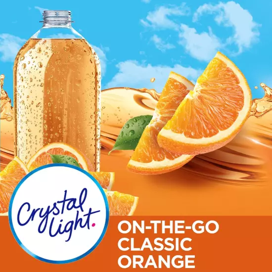 Drink Mix, Classic Orange,1.3 Oz( Pack of 6)