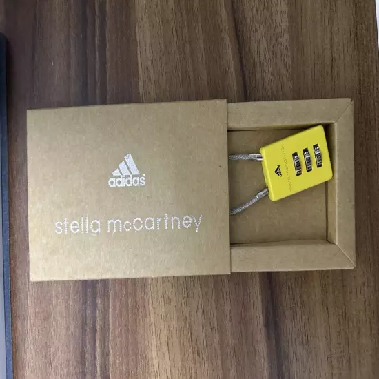 NIB! Yellow Adidas Stella McCartney Combination Lock Padlock TSA Luggage Travel