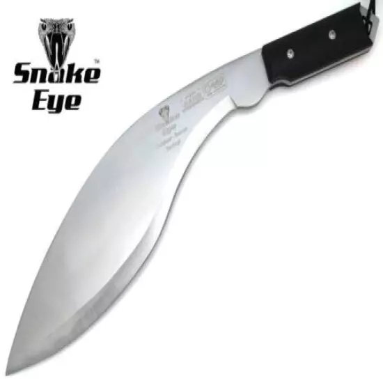 Snake Eye Tactical Full Tang Heavy Duty Handmade G-10 Handle Fixed Blade Kukri