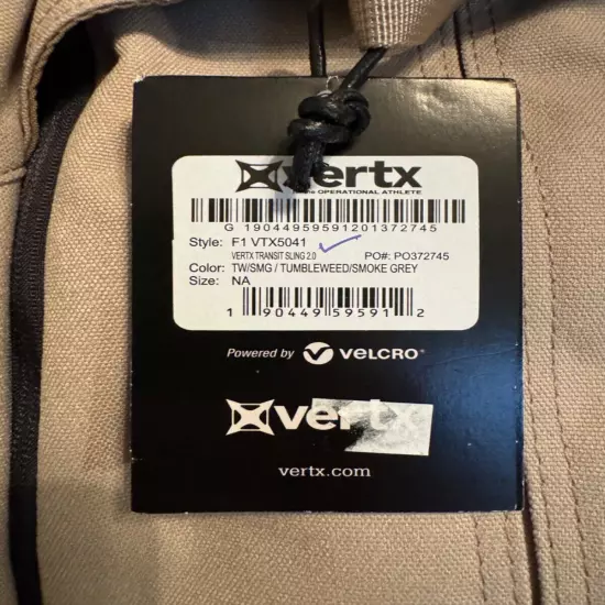 Vertx Transit Sling 2.0 - Tumbleweed/Smoke Grey