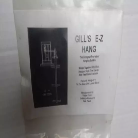 Timber Tom Outdoor Gills E-Z Hang Original Tree-Stand Hanging System Hunting NOS