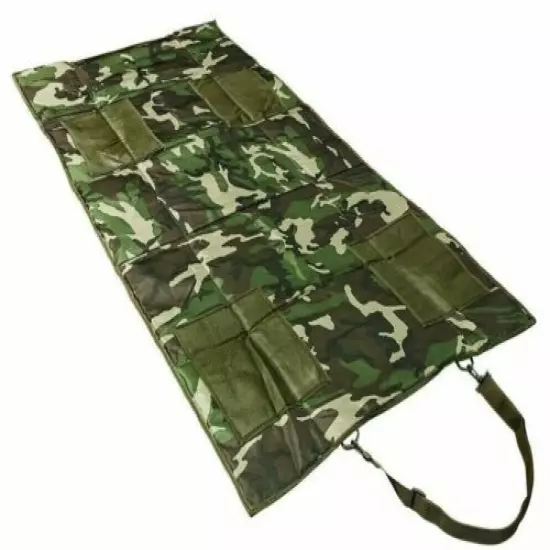 VISM Roll Up Shooting Mat 69" Tactical Rifle Range Gear Hunting Prone Mat WOODS