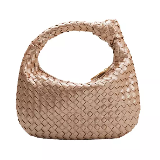 Melie Bianco Brigitte Satchel Mini Edition (Drew) Vegan Woven Knot Bag ANTHRO!