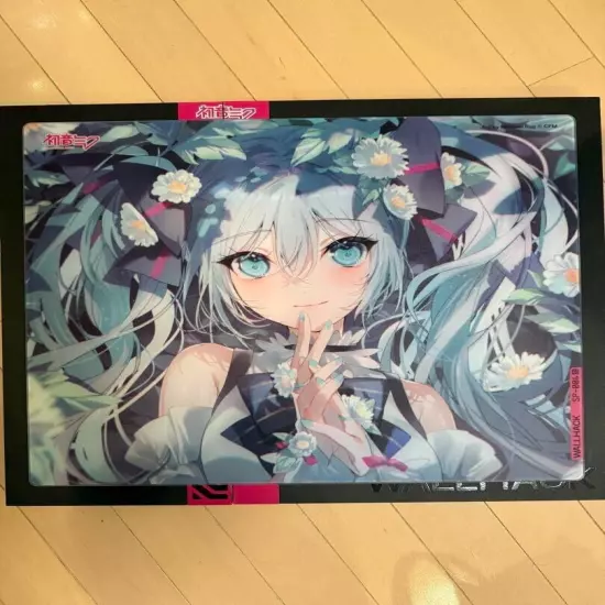 Wallhack SkyPAD SP-004 Hatsune Miku gaming mouse pad Glass Pad Limited japan!!