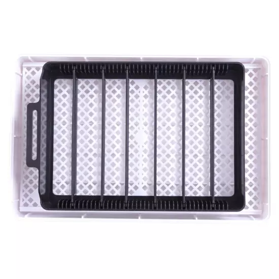 US 12-Egg Adjustable Egg Tray Practical Fully Automatic Poultry Incubator Set