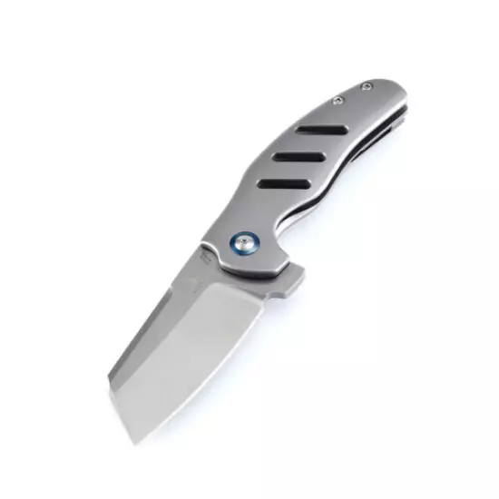 Kizer C01C Sheepdog Titanium Handle EDC Knife Sheepsfoot Frame Lock Ki4488