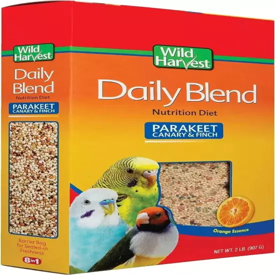 Daily Blend for Parakeet Canary Parrot Finch Food Seeds