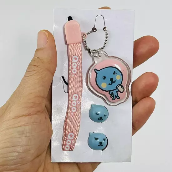 Qoo Strap Mobile Phone Figure Chain Keychain Mascot Japanese Drink Soda Charm