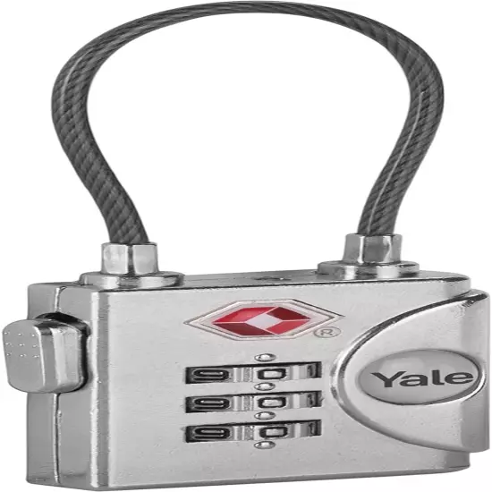 TSA Approved Cable Luggage Locks with Combination for Travel, Backpack, Suitcase