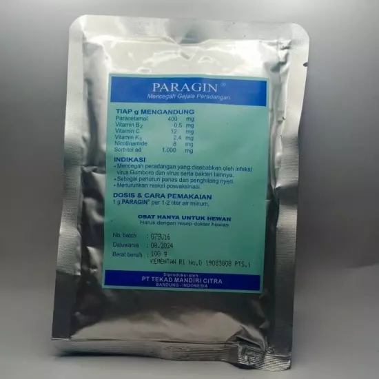 100gr Paragin Med*cine for Farm Animals Poultry Non-Ster0idal Antipyretic