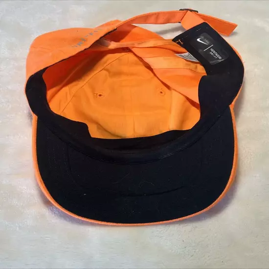 Nike Golf Men's Dri-Fit Orange Hat Adult Adustable Outdoors Jogging Cap