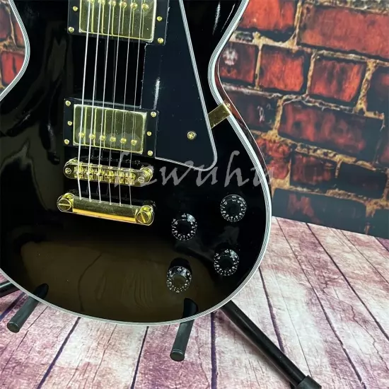 hot selling custom shop electric guitar Black Beauty gold color hardware