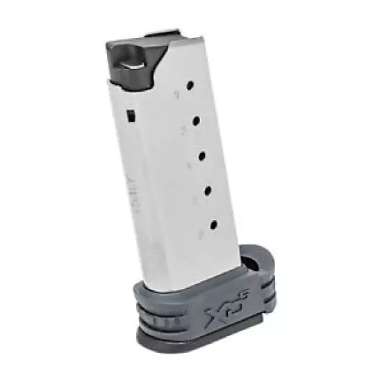 Springfield Armory XDS5006Y XDS 45 ACP 6rd Stainless OEM mag w/Gray sleeve 