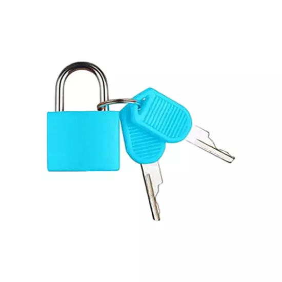 Suitcase Locks with Key Small Luggage Padlocks Metal Padlocks Mini Keyed Padlock