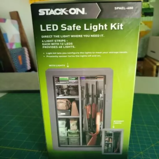 NEW Stack-On SPAEL-400 LED Gun Safe Lighting Kit With 4 LED Strips