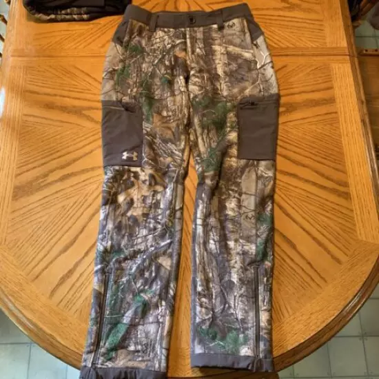 Under Armour Cold Gear Pants Camo Size Small