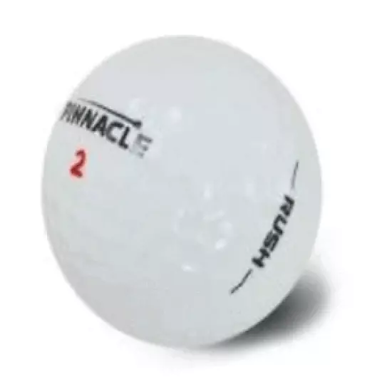 24 Golf Balls- Pinnacle Rush White AAAAA