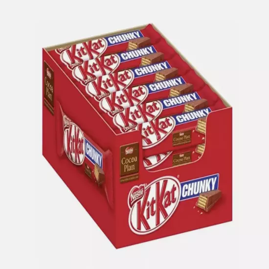 Kitkat Chunky Chocolate Bar 1.4 Oz Bars Case of 24