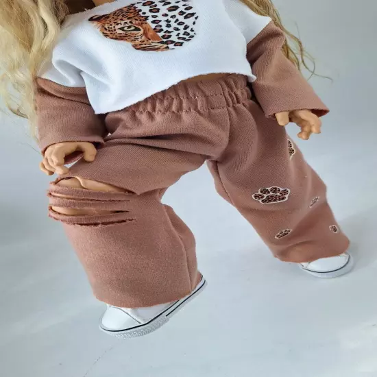 Sport outfit for doll Paola Reina, Clothes for doll, Sweatshirt sweatpants