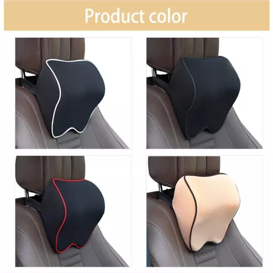 Car Headrest Pillow Neck Breathable Auto Neck Rest Headrest Cushion Seat