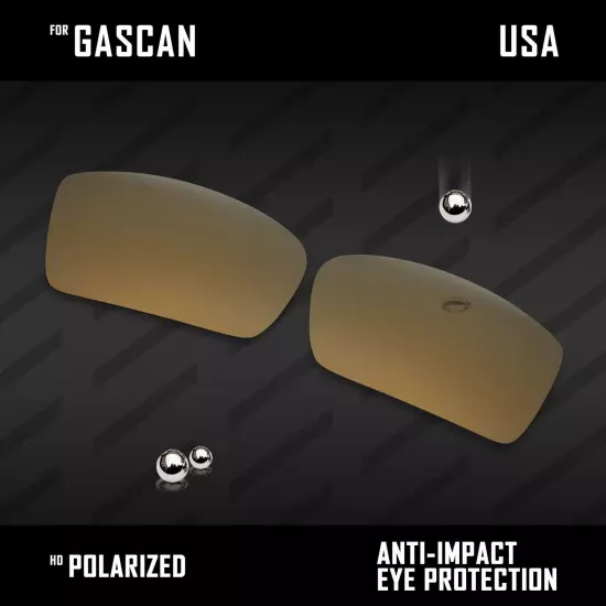 Anti Scratch Polarized Replacement Lenses for-Oakley Gascan OO9014 Options