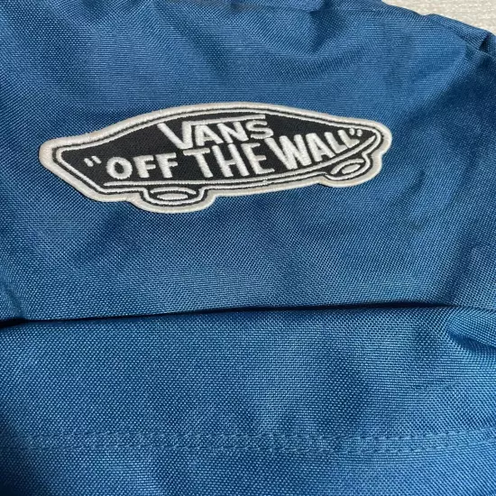 VANS Off The Wall Old Skool Backpack Schoolbag Blue Punk Skateboard