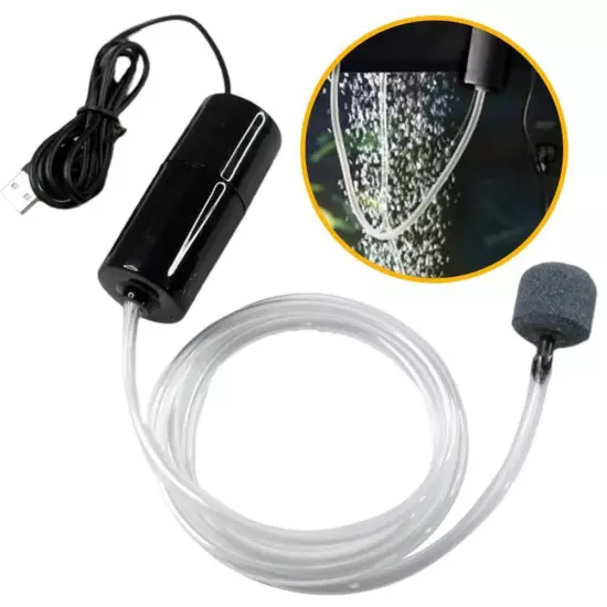 Portable Fish Tank Mini Oxygen Pump USB Oxygen Pump Outdoor Fishing Oxygen Pump∧