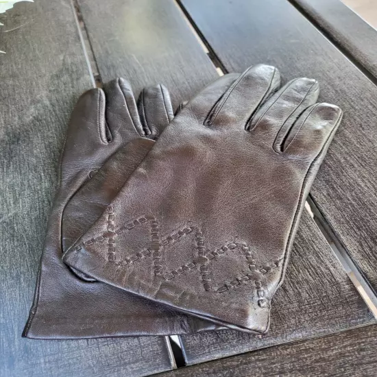 Nordstrom Leather Gloves (Size S)