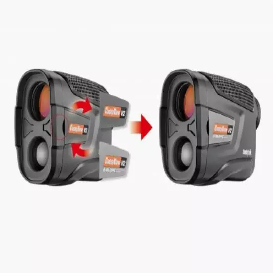 CaddyTek Golf Laser Rangefinder, CaddyView V2 -BLACK