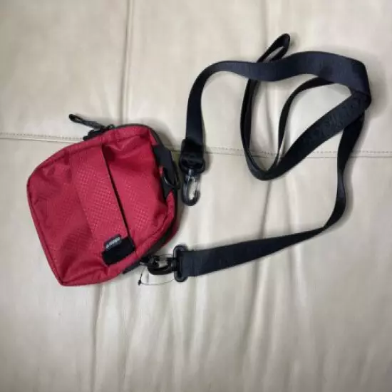 Adidas Originals Red Black Utility Festival Crossbody Bag NWT