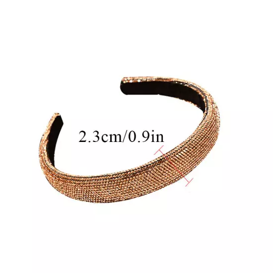 Women's Rhinestone Hairband Crystal Headband Hair Band Hoop Accessories Party ღ