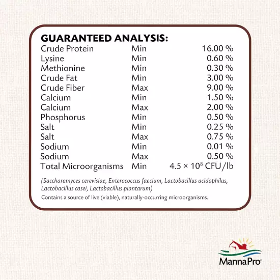 Manna Pro All Flock Crumbles | 16% Protein Level | Complete Feed for Chickens, D